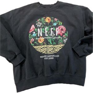 Neff Incorporated Medium Long Sleeve Crewneck Sweatshirt Skateboarding Snowboard